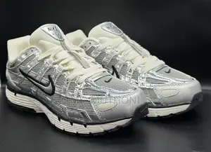 Metallic Silver Nike P-6000 Sneakers Size 38-45