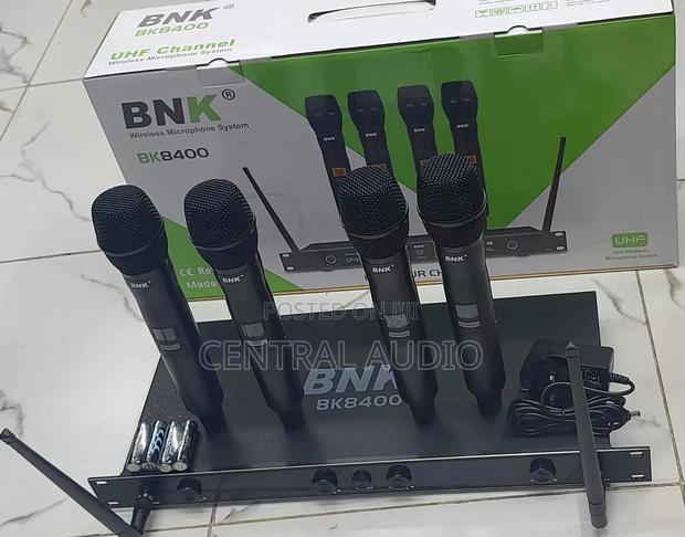 Longrange BNK Bk8400 4pcs Wireless Microphone
