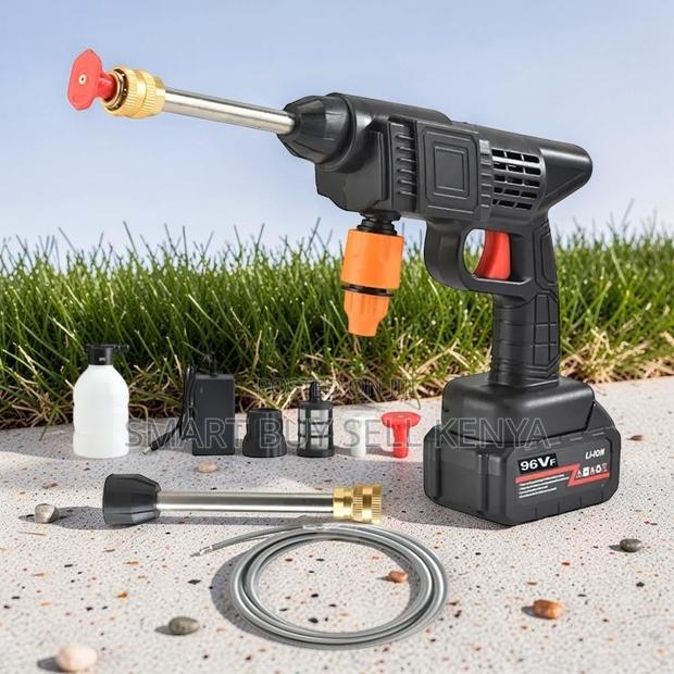 High Speed Output 96v Cordless High Pressure Car Washing Washer Gun