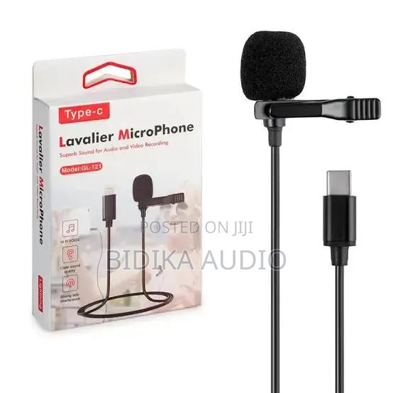 Lavalier Microphone Type C Professional Lapel Clip-on Mic
