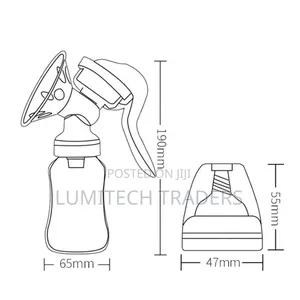 Manual Breast Pump With Bottle Cap