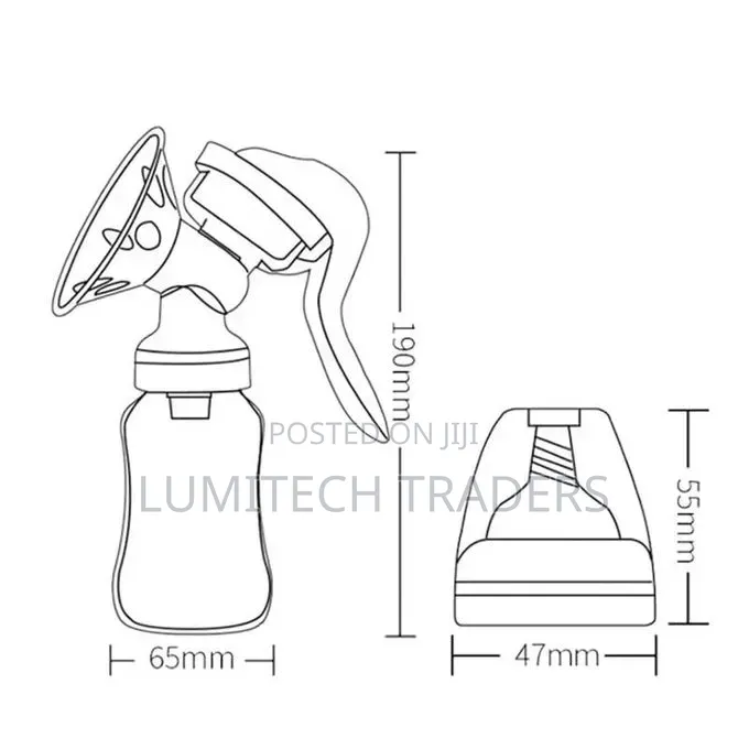 Manual Breast Pump With Bottle Cap