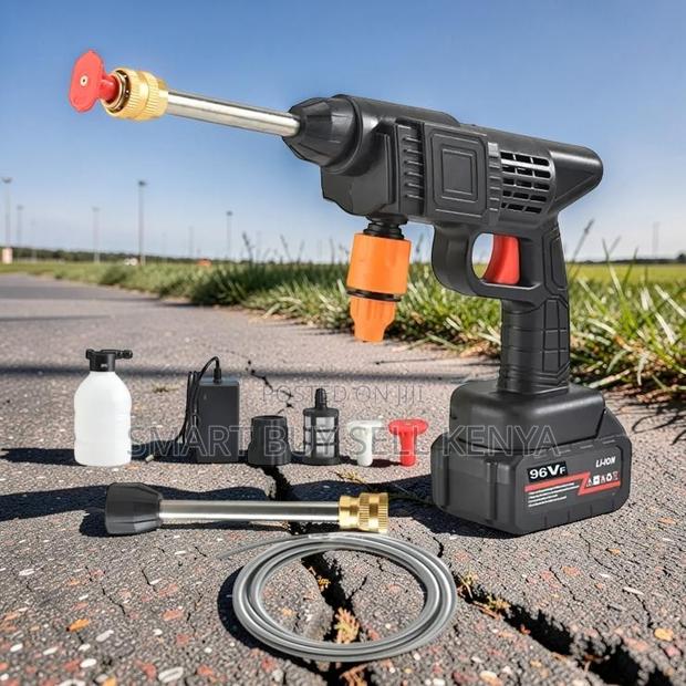 Fast Acting Cordless 96v Portable High Pressure Car Washing Washer