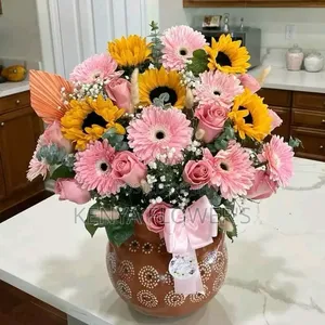 Office Decor Fresh Flowers