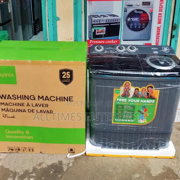 *Synix Washing Machine 10kg Twin Tub Top Load