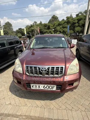 Toyota Land Cruiser Prado 3.0 D-4D 3dr 2008 Red