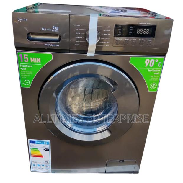 Syinix Washing Machine Front Load 8kg Wash and Spin
