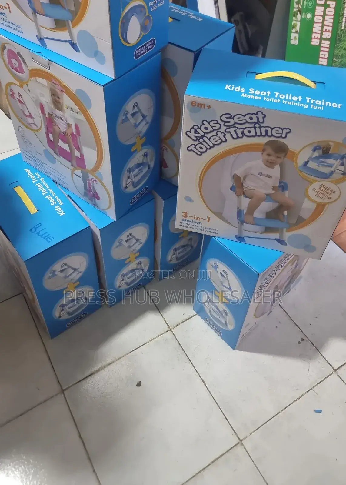 Adjustable Toddler Toilet Trainer Seat Step Stool