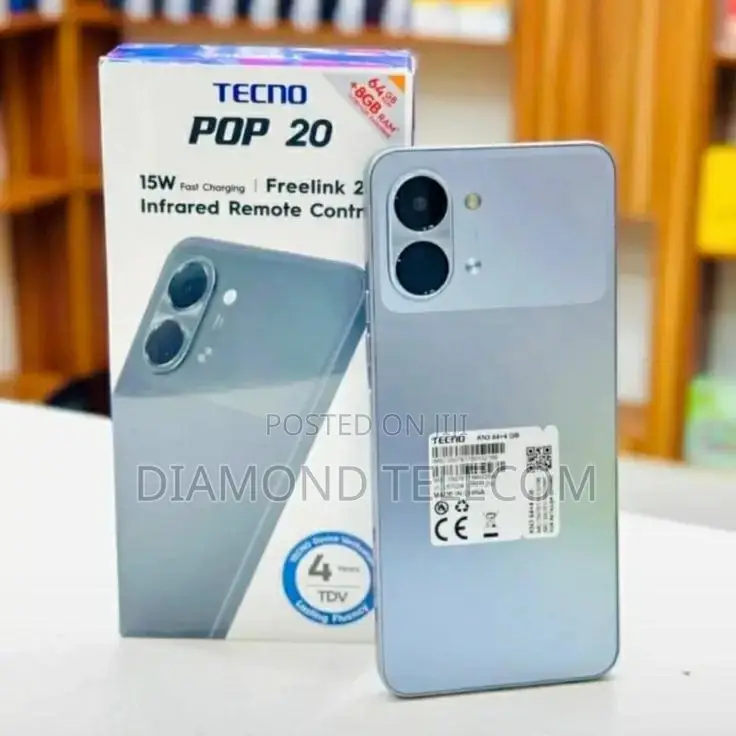 New Tecno Pop 20 64 GB Black