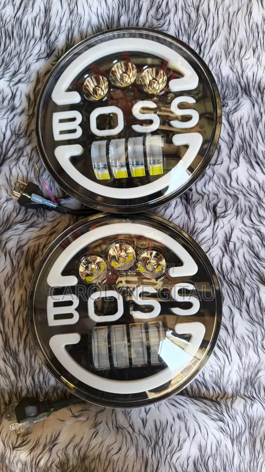 Led Jeep Light 7 Inch Boss
