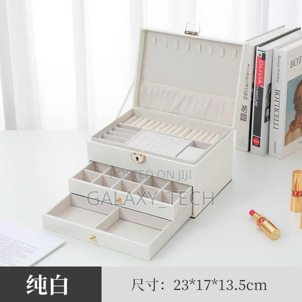 Multi-Layer Jewelry Box Large Capacity Necklace/Earrings Case