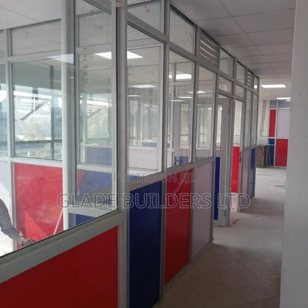 Glass And Aluminium Office Partitions - thumbnail 2