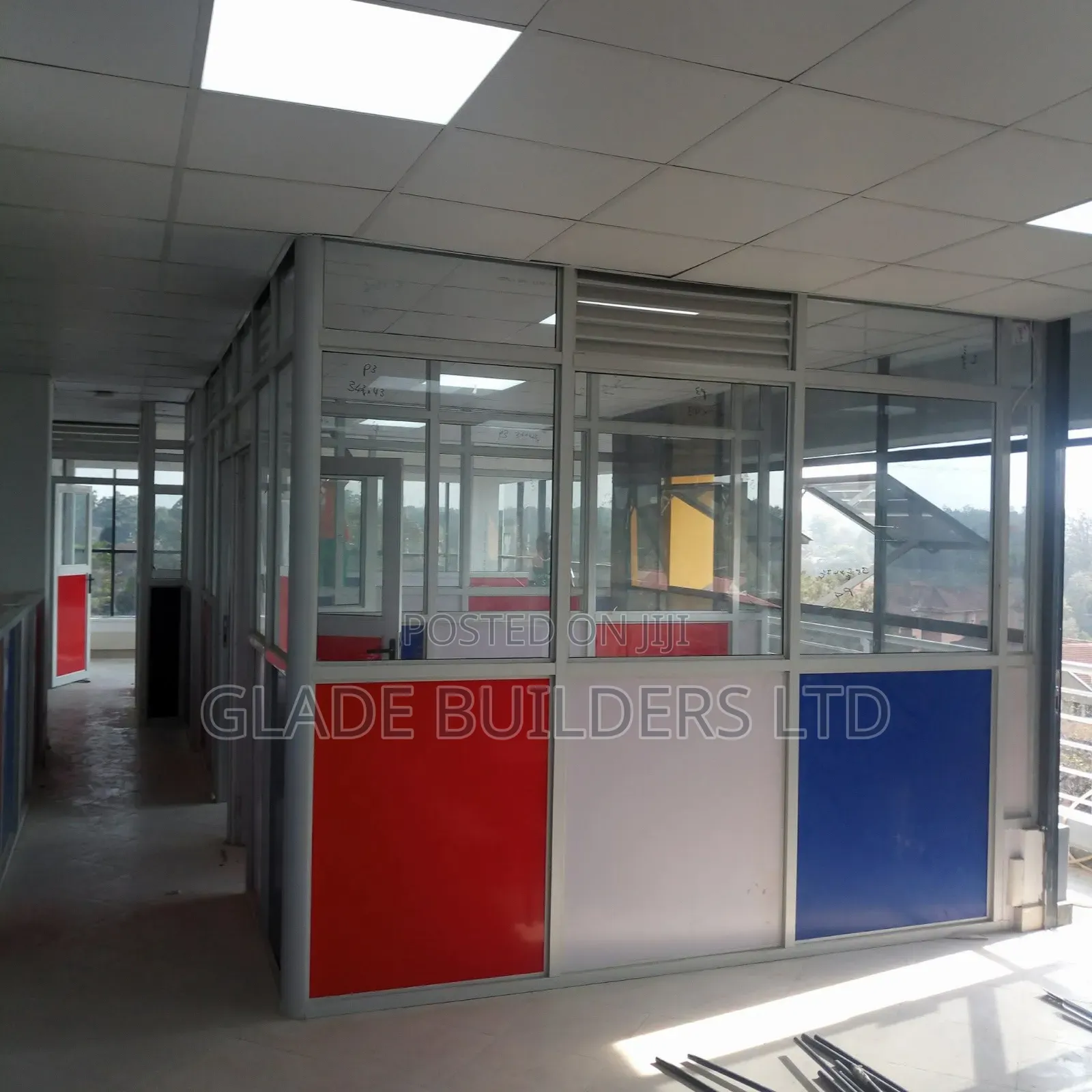 Glass And Aluminium Office Partitions