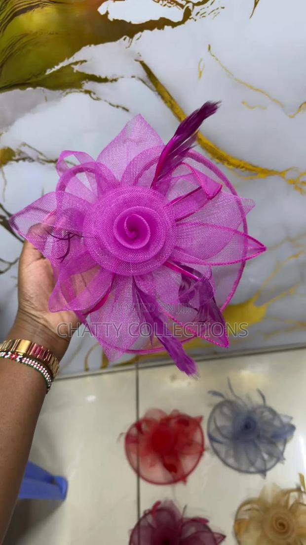 Hot Pink  Big Elegant Ladies Fascinators /Head Piece