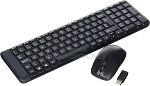 Logitech Mk220 Wireless Keyboard Mouse Combo - Black