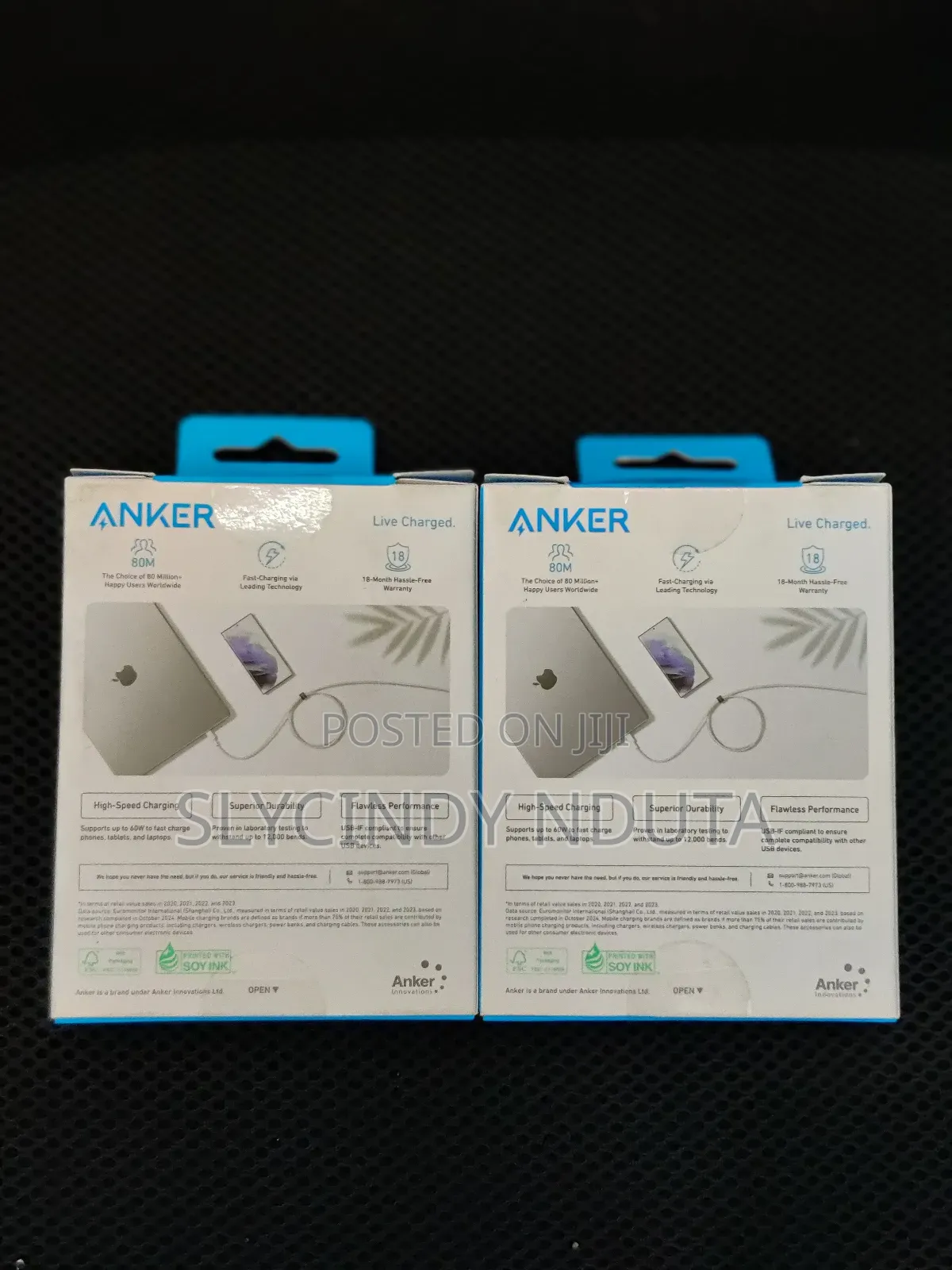 Anker Durable, Daily -Use Charging Cable (6ft,60w)