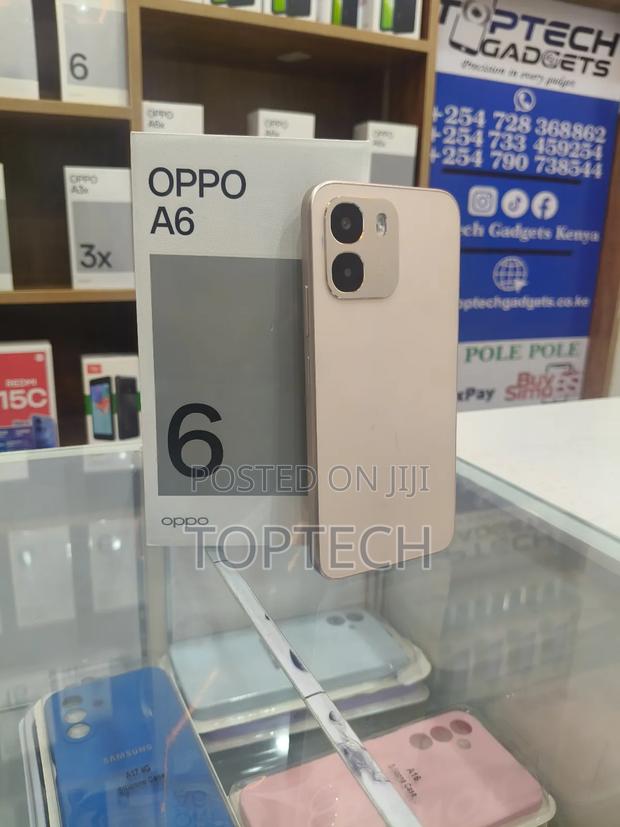 New Oppo A6 256 GB Gold