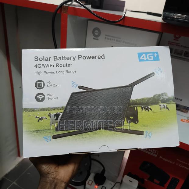 Solar Battery Powered 4g/Wifi Router Wifi Support 4g Sim Card Support