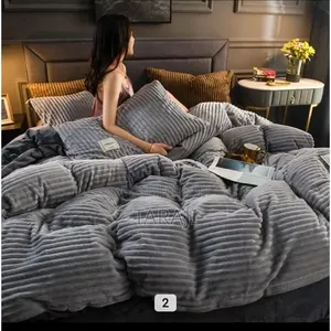 Luxury 4-Piece Velvet Duvet Set - Ultra Soft Heavy Bedding