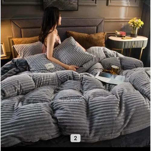 Luxury 4-Piece Velvet Duvet Set - Ultra Soft Heavy Bedding