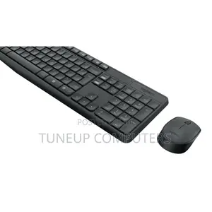 Logitech Mk235 Wireless Keyboard + Mouse - Black