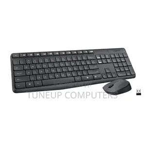 Logitech Mk235 Wireless Keyboard + Mouse - Black