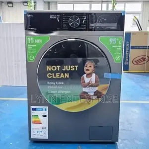 *Syinix Washing Machine Front Load 12kg Wash And Spin