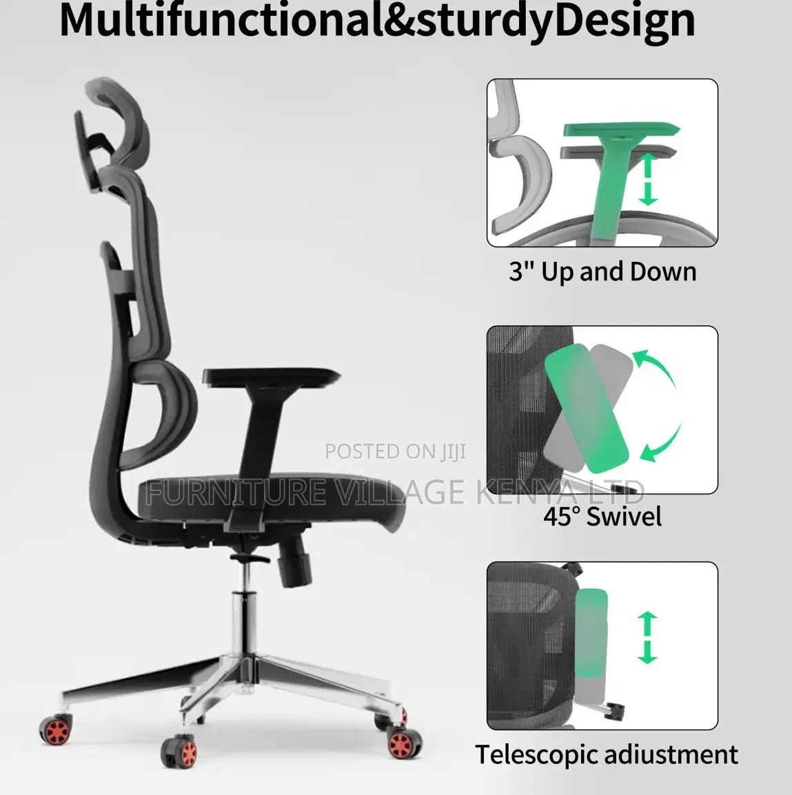 Modern Design Orthopedic Office Chair