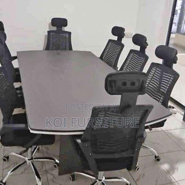 Boardroom Table; 2.4 Meters Boardroom Conferences Table - thumbnail 2