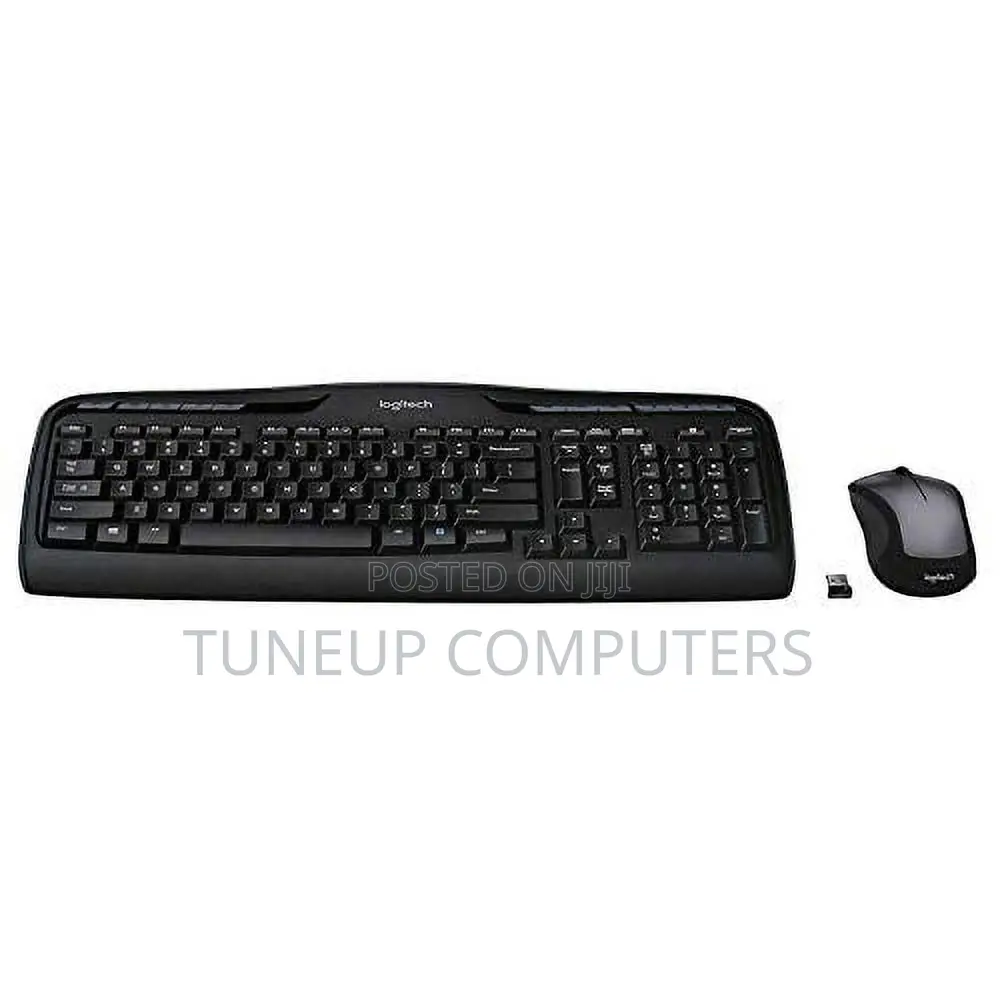 Logitech Mk330 Wireless Keyboard Mouse Combo - Black