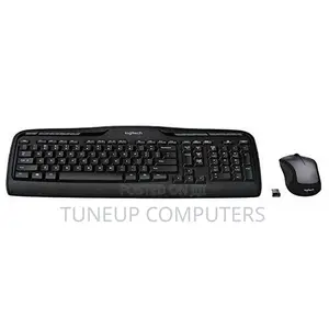 Logitech Mk330 Wireless Keyboard Mouse Combo - Black