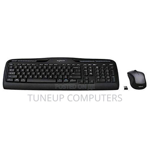 Logitech Mk330 Wireless Keyboard Mouse Combo - Black