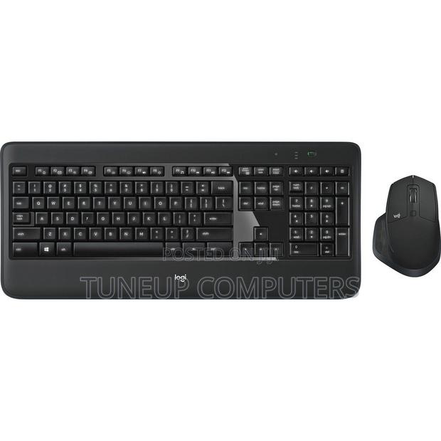 Logitech Mk330 Wireless Keyboard Mouse Combo - Black - thumbnail 2