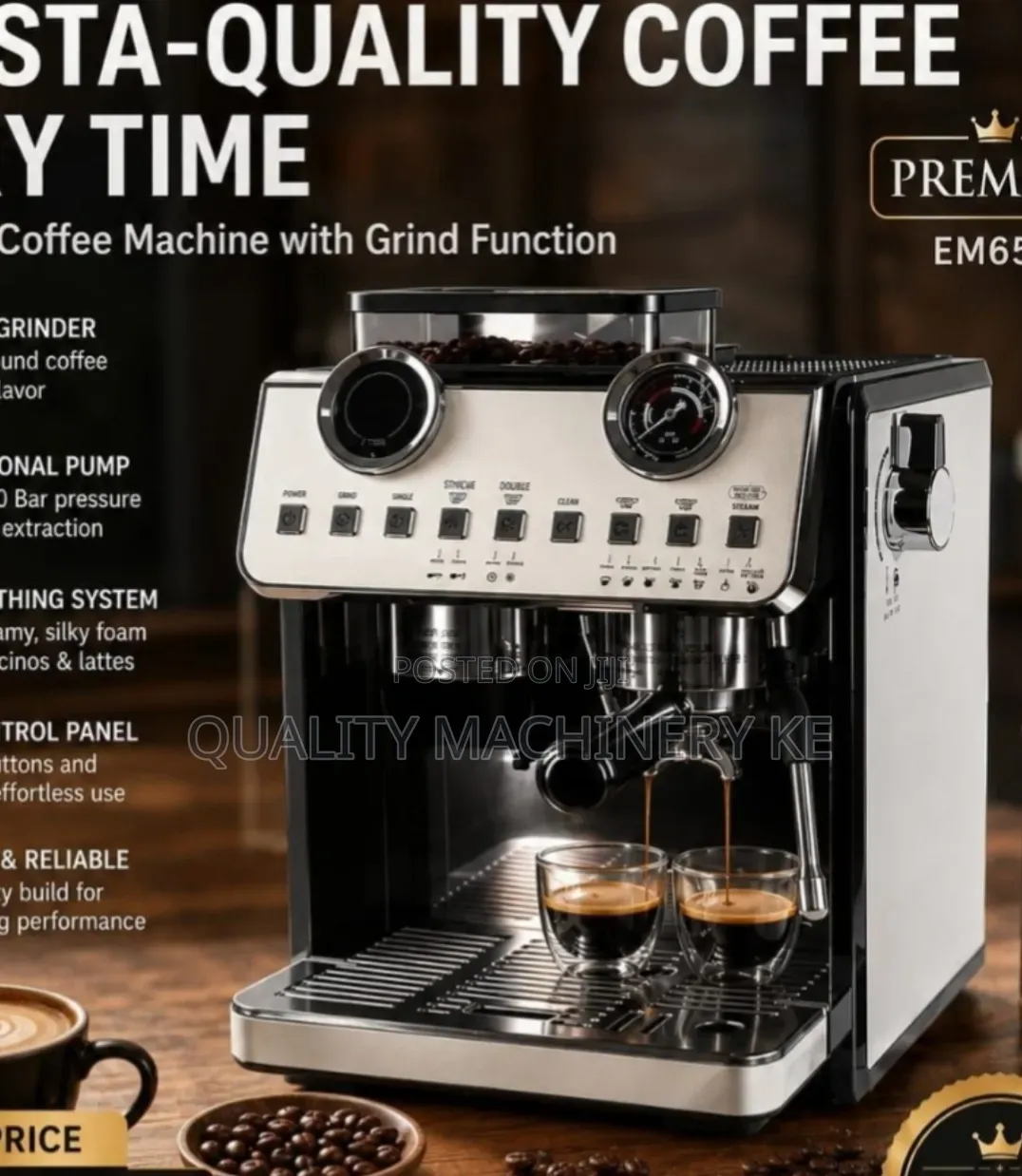 Durable Brista Commercial Coffee Machine Premier