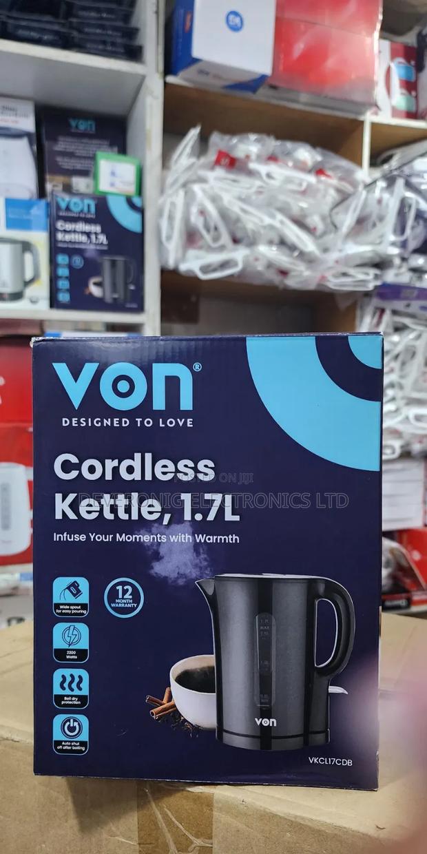 Von Cordless Kettle 1.7ltrs