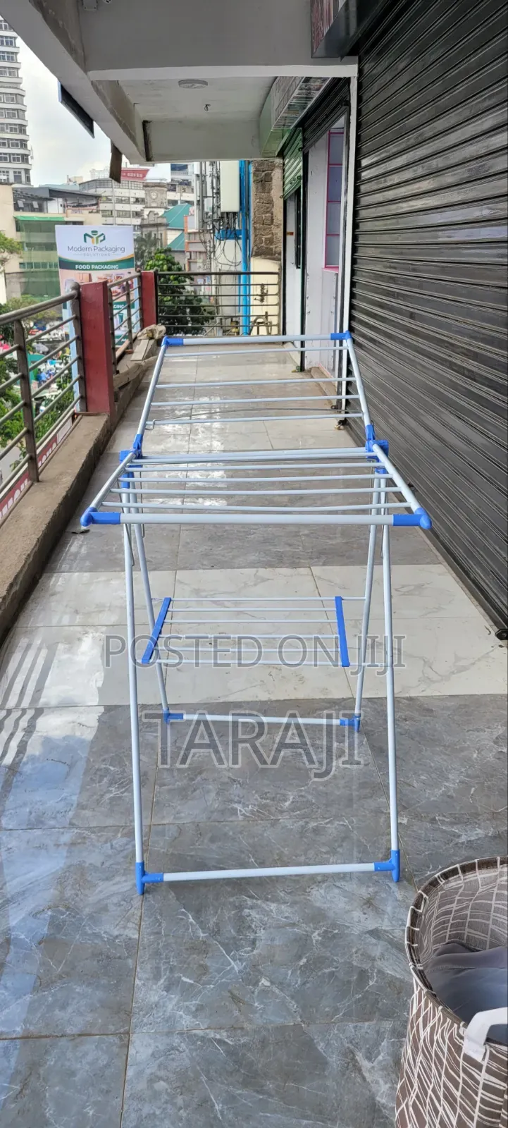 Portable Single/Double Pole Clothes Organizer Drying Rack