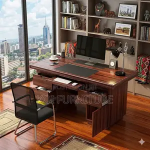Office Desk; 1.2 Meters Mahogany Superior Executive Desk