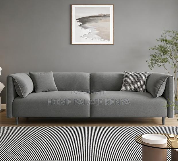 Home Sofa: 2 Person Cushioned Fabric Sofa - thumbnail 4