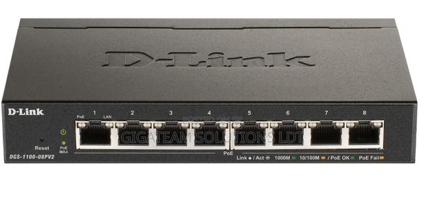 D-Link 8-Port Gigabit Poe Smart Managed Switch