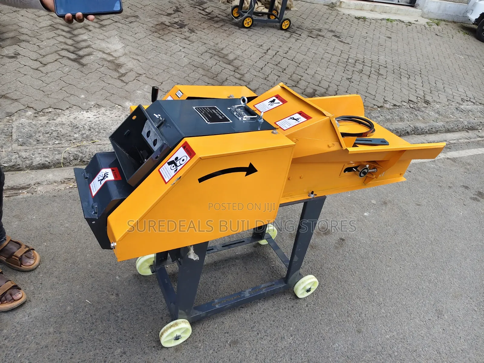 3.2tonnes Per Hour Silage Grass Chaff Cutter Machine