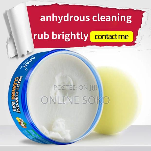Multi-purpose Leather Care And Stain Remover Paste With Sponge-330g - thumbnail 5