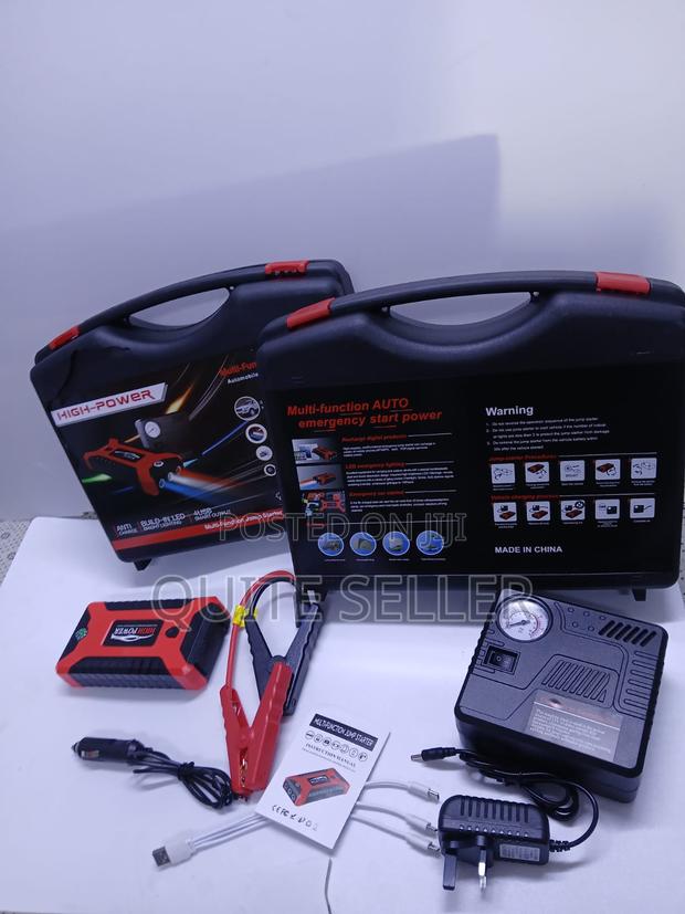High Capacity Portable Vehicle Jump Starter