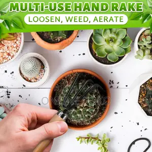 3-Piece Mini Garden Tool Set With Hand Trowel, Mini Shovel Hand Rake