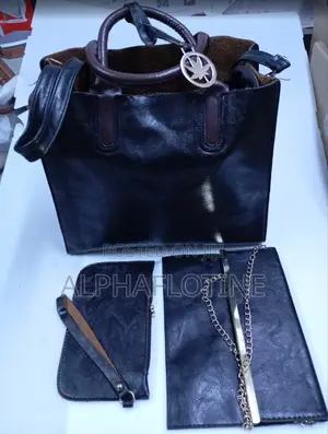 Soft Textured Pu Faux Leather,Women's 3 Piece Pu Leather Bag Set