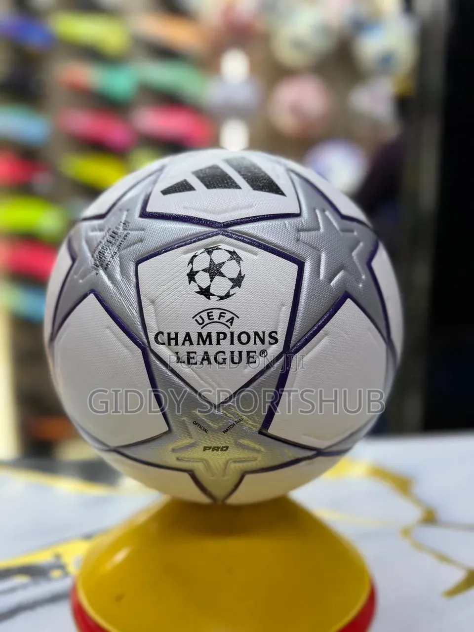 Adidas Uefa Champions League Pro 3rd Football - Tubeless