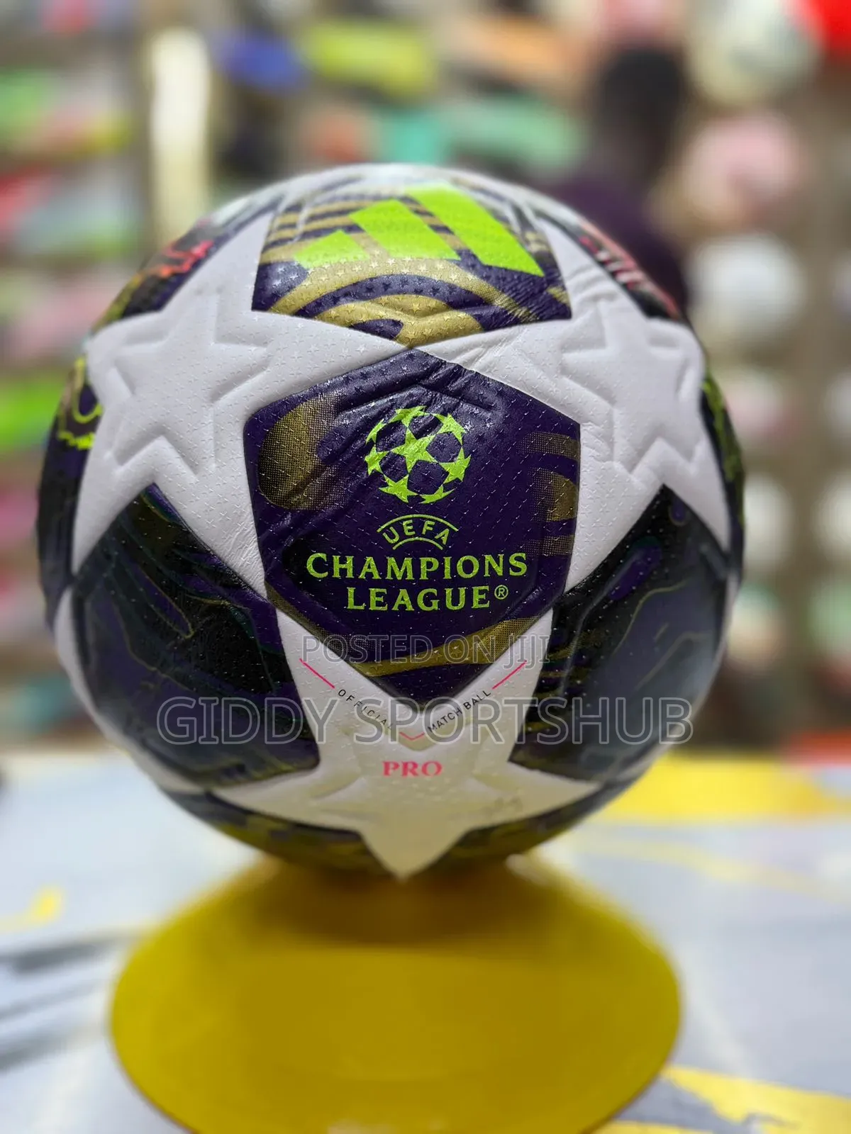 Adidas Uefa Champions League Budapest Pro Match Football - Tubeless