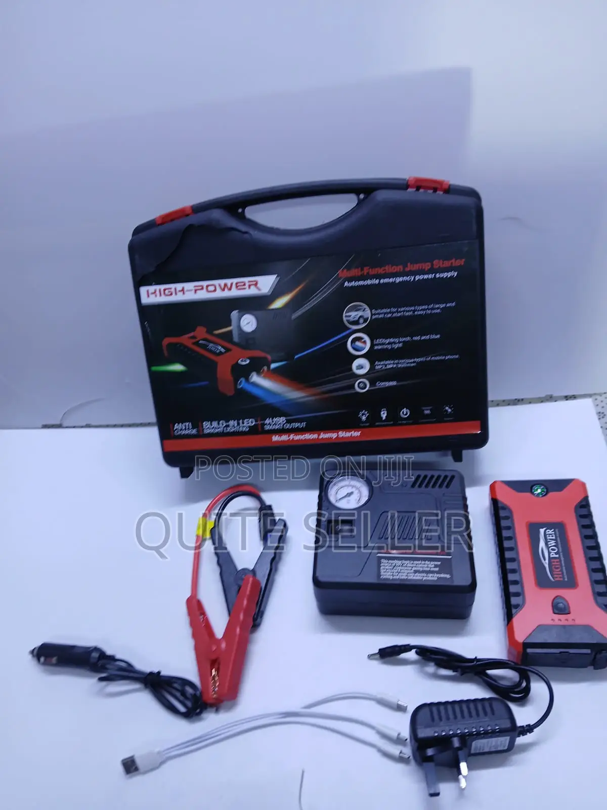 Portable Battery Jump Starter Pack