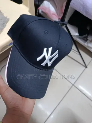 Black and White Unisex Ny Quality Baseball Hats