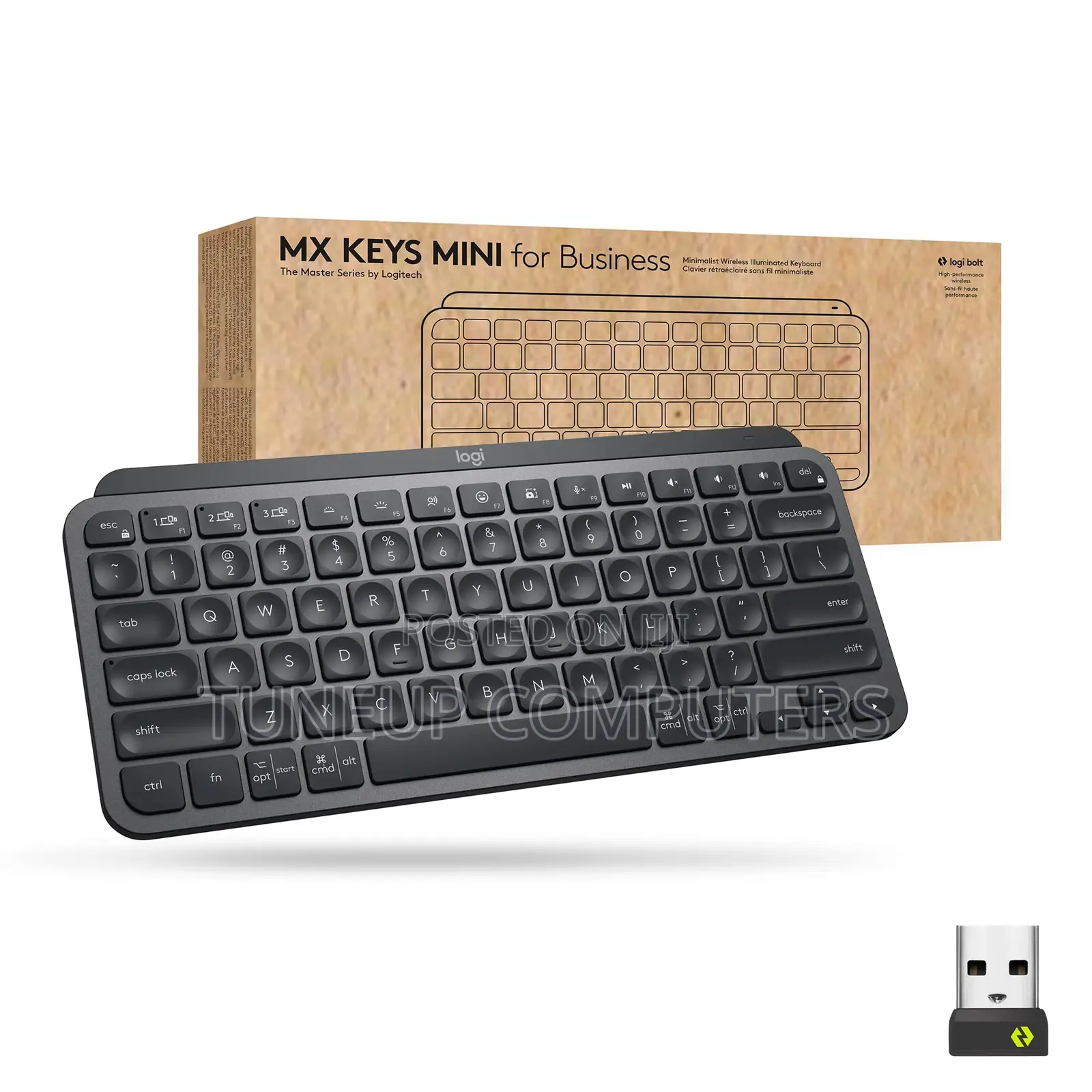 Logitech Mx Keys Mini Wireless Keyboard-Black