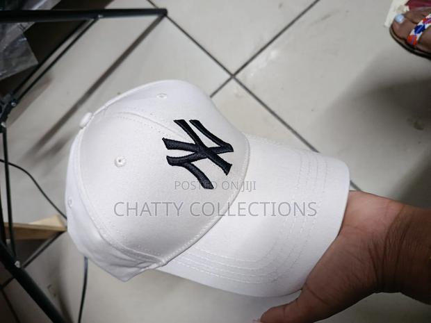 Beige and Black Unisex Ny Quality Baseball Hats
